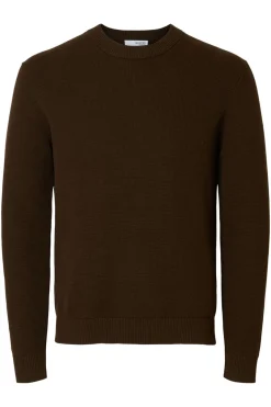SELECTED HOMME SLHDANE LS KNIT STRUCTURE CREW NECK NOOS