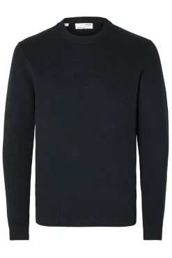 SELECTED HOMME SLHDANE LS KNIT STRUCTURE CREW NECK NOOS