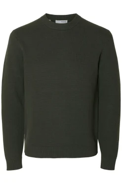SELECTED HOMME SLHDANE LS KNIT STRUCTURE CREW NECK NOOS
