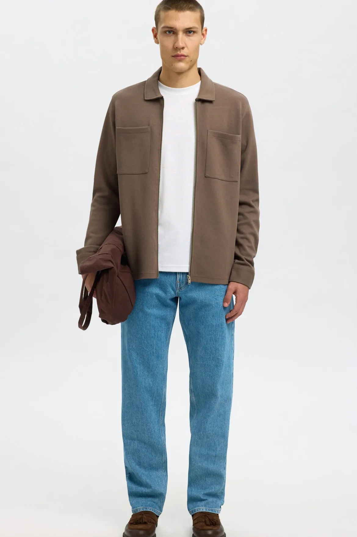 SELECTED HOMME SLHJACKIE SWEAT ZIP JACKET NOOS