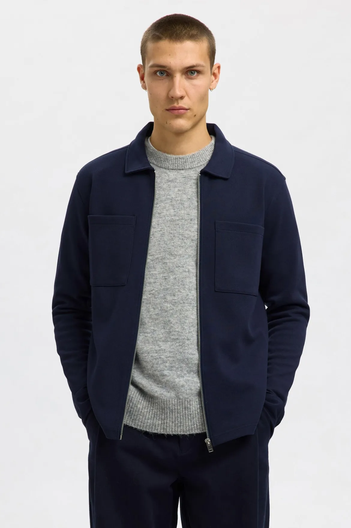 SELECTED HOMME SLHJACKIE SWEAT ZIP JACKET NOOS