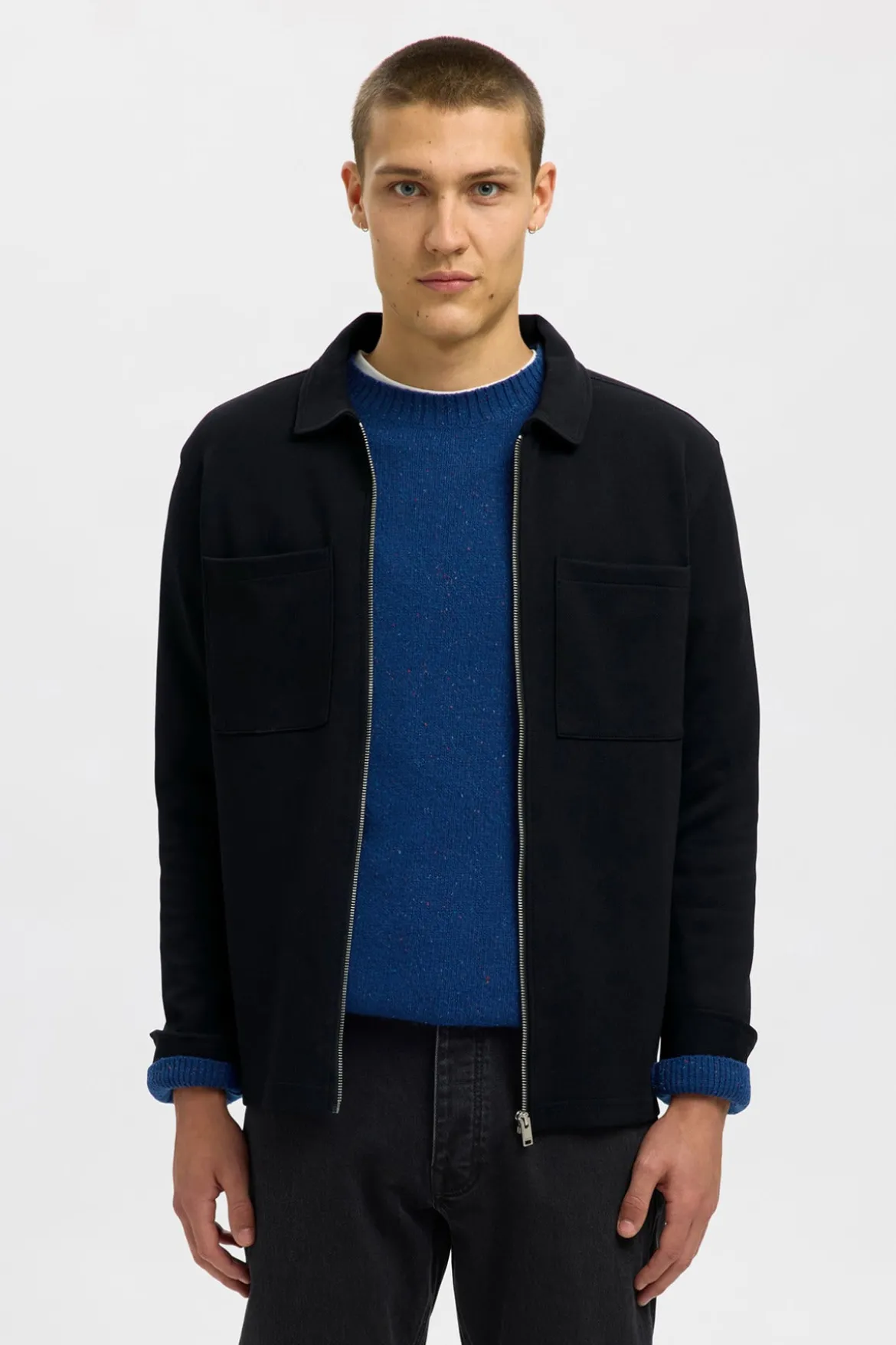 SELECTED HOMME SLHJACKIE SWEAT ZIP JACKET NOOS