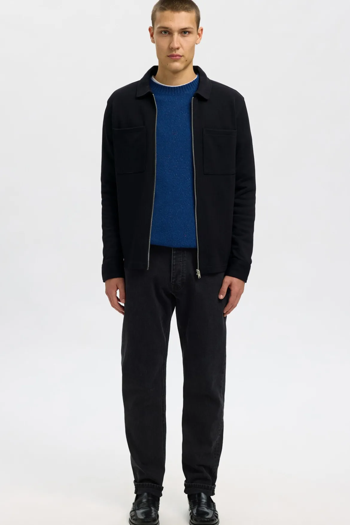 SELECTED HOMME SLHJACKIE SWEAT ZIP JACKET NOOS