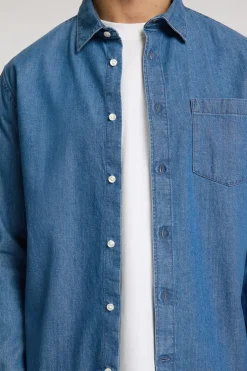 SELECTED HOMME SLHREGCARLO DENIM LS SHIRT NOOS