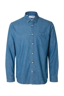SELECTED HOMME SLHREGCARLO DENIM LS SHIRT NOOS