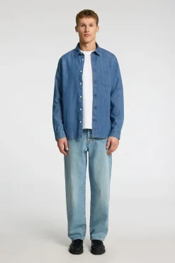 SELECTED HOMME SLHREGCARLO DENIM LS SHIRT NOOS