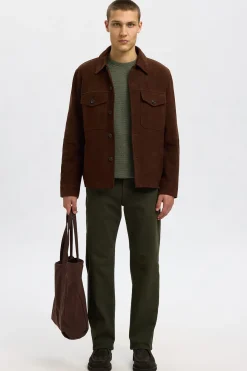 SELECTED HOMME SLHROSS LS KNIT STRUCTURE CREW NECK NOOS