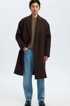 SELECTED HOMME SLHROSS LS KNIT STRUCTURE CREW NECK NOOS