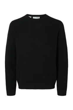 SELECTED HOMME SLHROSS LS KNIT STRUCTURE CREW NECK NOOS