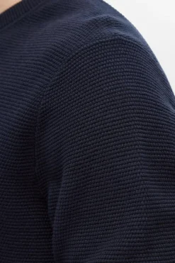SELECTED HOMME SLHROSS LS KNIT STRUCTURE CREW NECK NOOS
