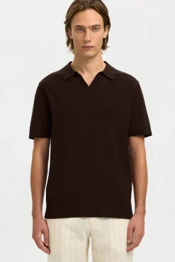 SELECTED HOMME SLHTELLER SS KNIT POLO