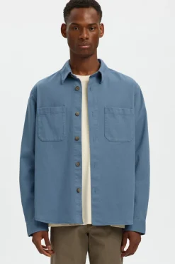 SELECTED HOMME SLHTRAVIS TWILL OVERSHIRT LS NOOS