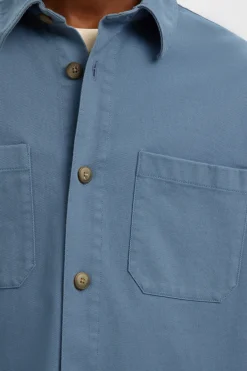SELECTED HOMME SLHTRAVIS TWILL OVERSHIRT LS NOOS