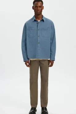 SELECTED HOMME SLHTRAVIS TWILL OVERSHIRT LS NOOS