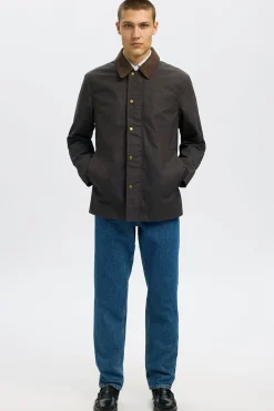 SELECTED HOMME SLHWALTER WAXED COTTON 2.0 JKT NOOS