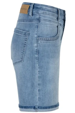 Sienna - Denim shorts med detalje syninger