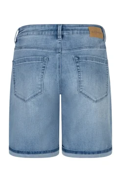 Sienna - Denim shorts med detalje syninger