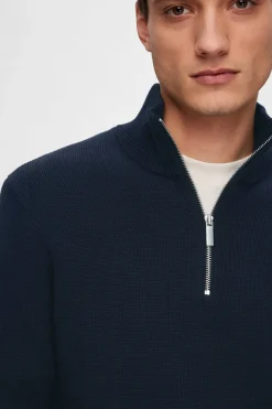 SLHDANE - Rullekrave med half zip