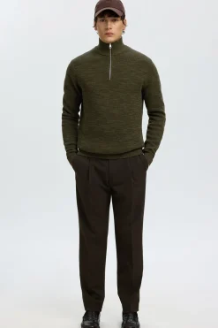 SLHDANE - Rullekrave med half zip