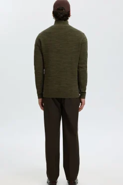SLHDANE - Rullekrave med half zip