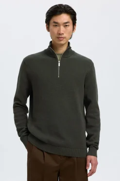 SLHDANE - Rullekrave med half zip