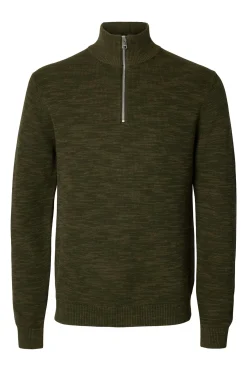 SLHDANE - Rullekrave med half zip