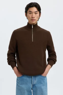 SLHDANE - Rullekrave med half zip