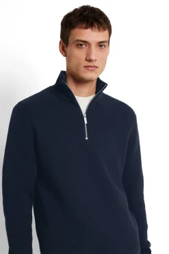 SLHDANE - Rullekrave med half zip
