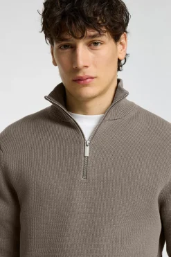 SLHDANE - Rullekrave med half zip