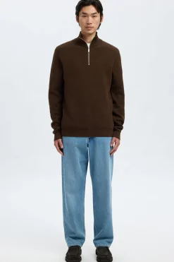 SLHDANE - Rullekrave med half zip