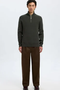 SLHDANE - Rullekrave med half zip