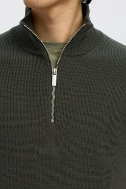 SLHDANE - Rullekrave med half zip