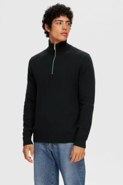 SLHDANE - Rullekrave med half zip