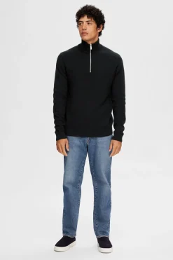 SLHDANE - Rullekrave med half zip