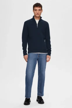 SLHDANE - Rullekrave med half zip