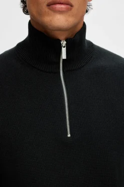 SLHDANE - Rullekrave med half zip
