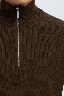 SLHDANE - Rullekrave med half zip