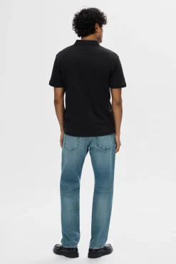 SLHFAVE - Polo med half zip