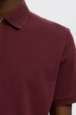 SLHFAVE - Polo med half zip