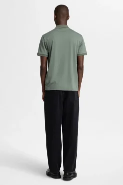 SLHFAVE - Polo med half zip