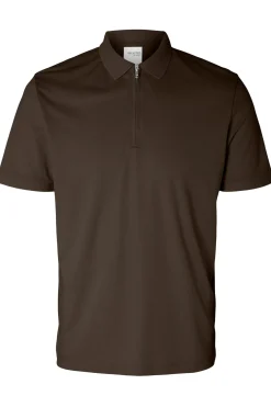 SLHFAVE - Polo med half zip