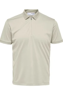 SLHFAVE - Polo med half zip