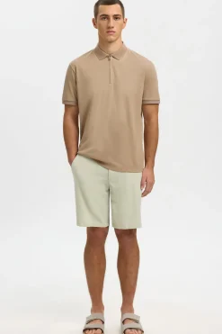 SLHFAVE - Polo med half zip
