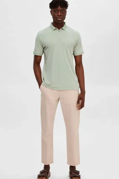 SLHFAVE - Polo med half zip
