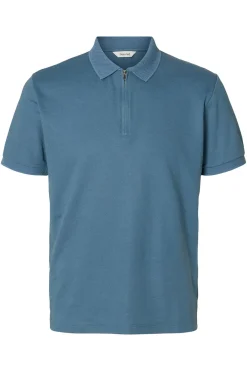 SLHFAVE - Polo med half zip