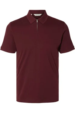 SLHFAVE - Polo med half zip