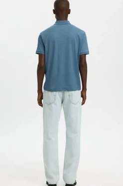 SLHFAVE - Polo med half zip