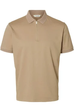 SLHFAVE - Polo med half zip