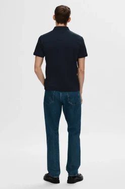 SLHFAVE - Polo med half zip