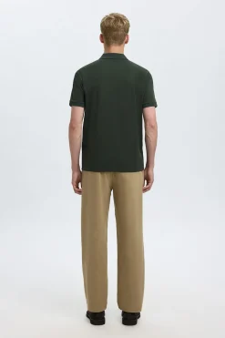 SLHFAVE - Polo med half zip